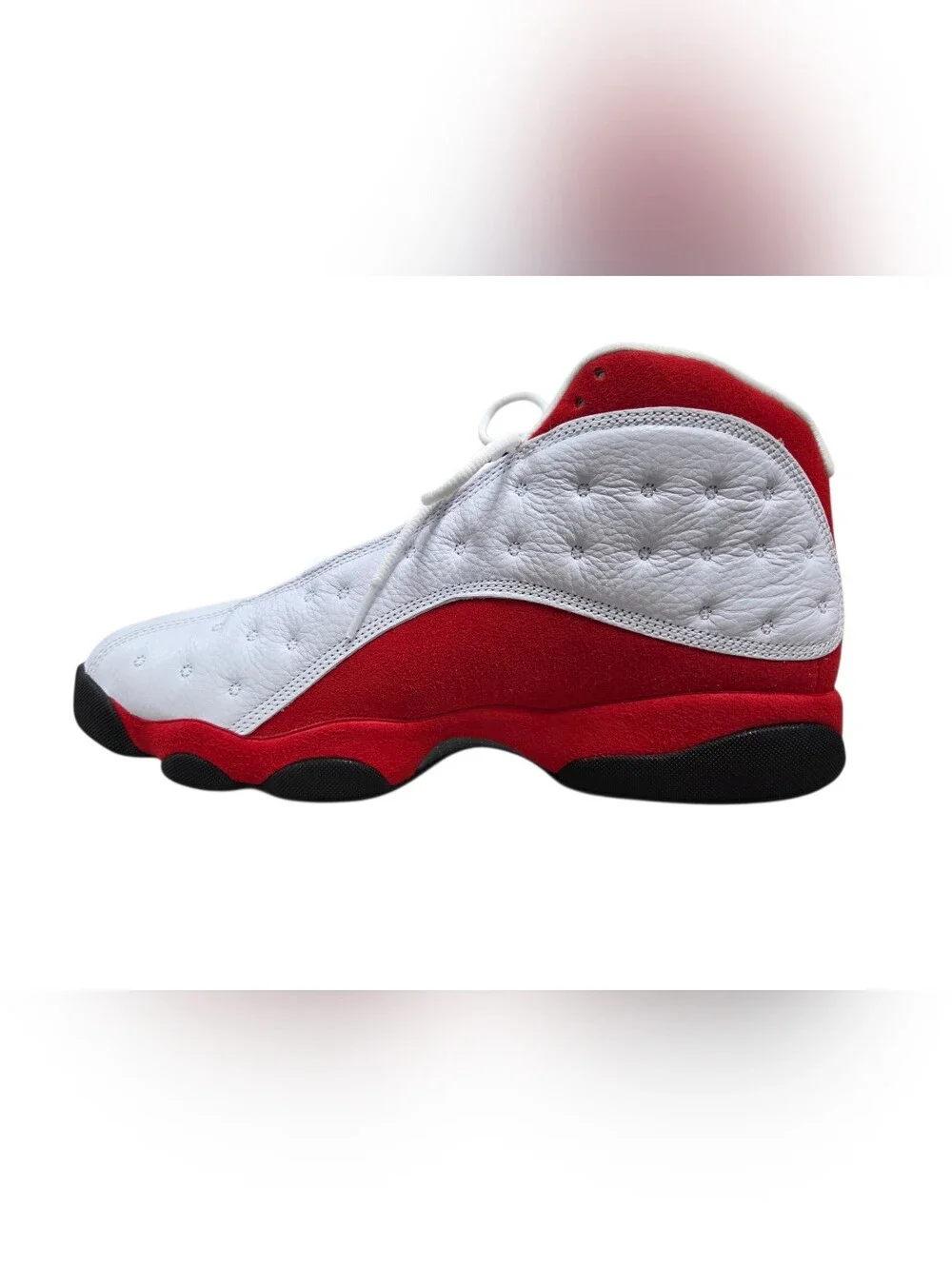 Air Jordan 13 Retro White w/ Red Accent Sneakers